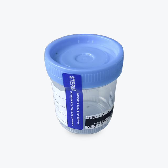 Sterile Urine Container with temp stip (3oz) 100/bg